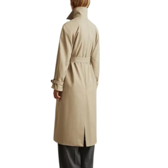 Reiss Darcie Wool-blend Belted Trench Coat - Picture 6 of 11